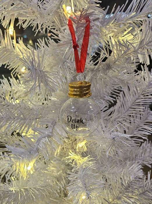 Drink Up Ball Ornament