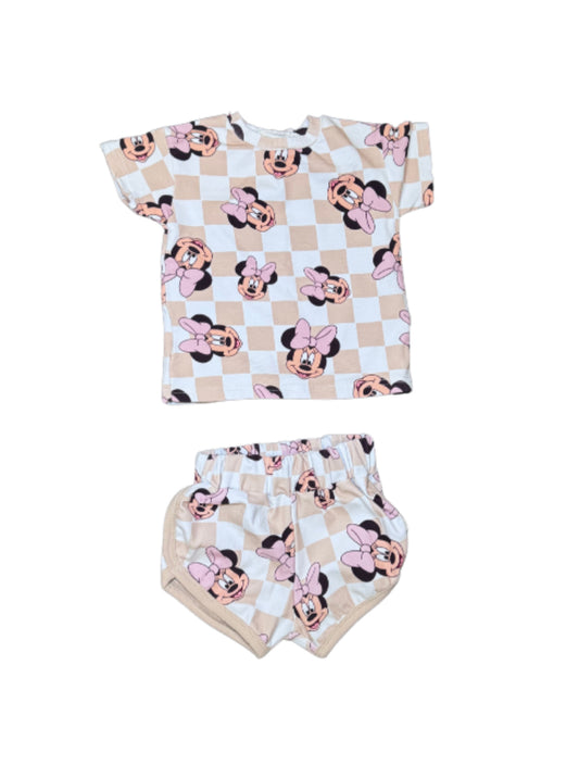 Teddy Little Apparel Minnie Mouse Set - 2T