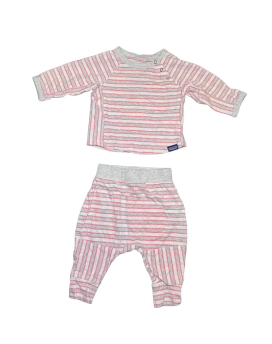 Patagonia Stripped Two Piece Outfit - 0/3 Month