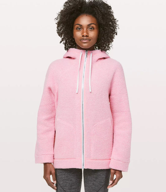 Lululemon So Sherpa Hooded Jacket Sz 4