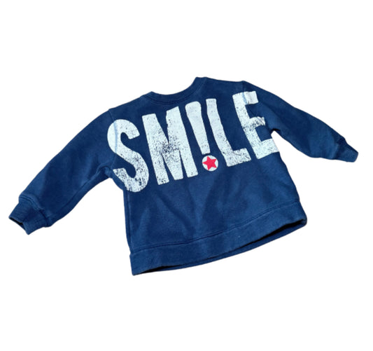 Zara Smile Crewneck - Size 9/12 Month