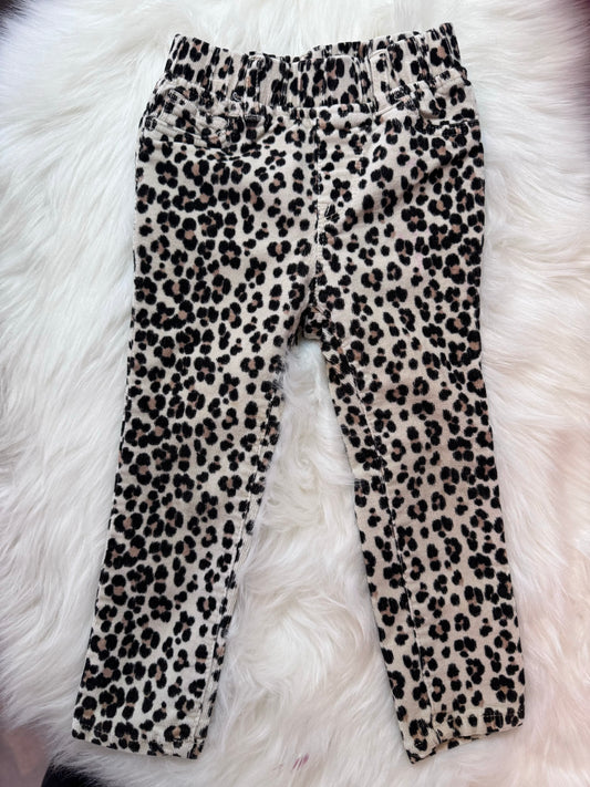 Cheetah Print Pants - 2T