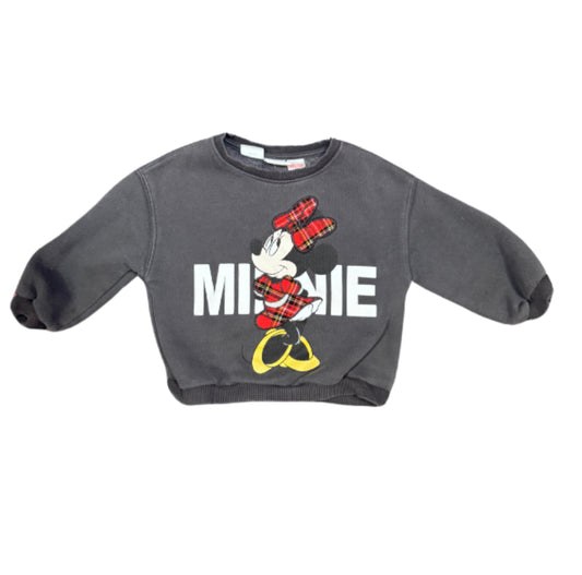 Zara Kids Mini Mouse Crewneck - Size 2/3T