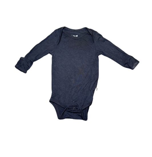 Kyte Baby Black Long Sleeve Onesie - 0/3 Month
