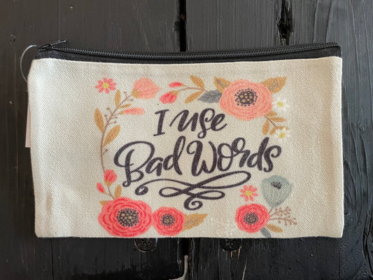 I Use Bad Words Zipper Pouch