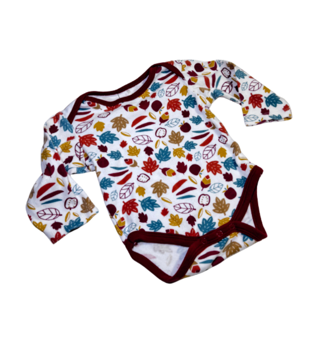 Chick Pea Fall Long Sleeve Onesie - Size 6/9 Month