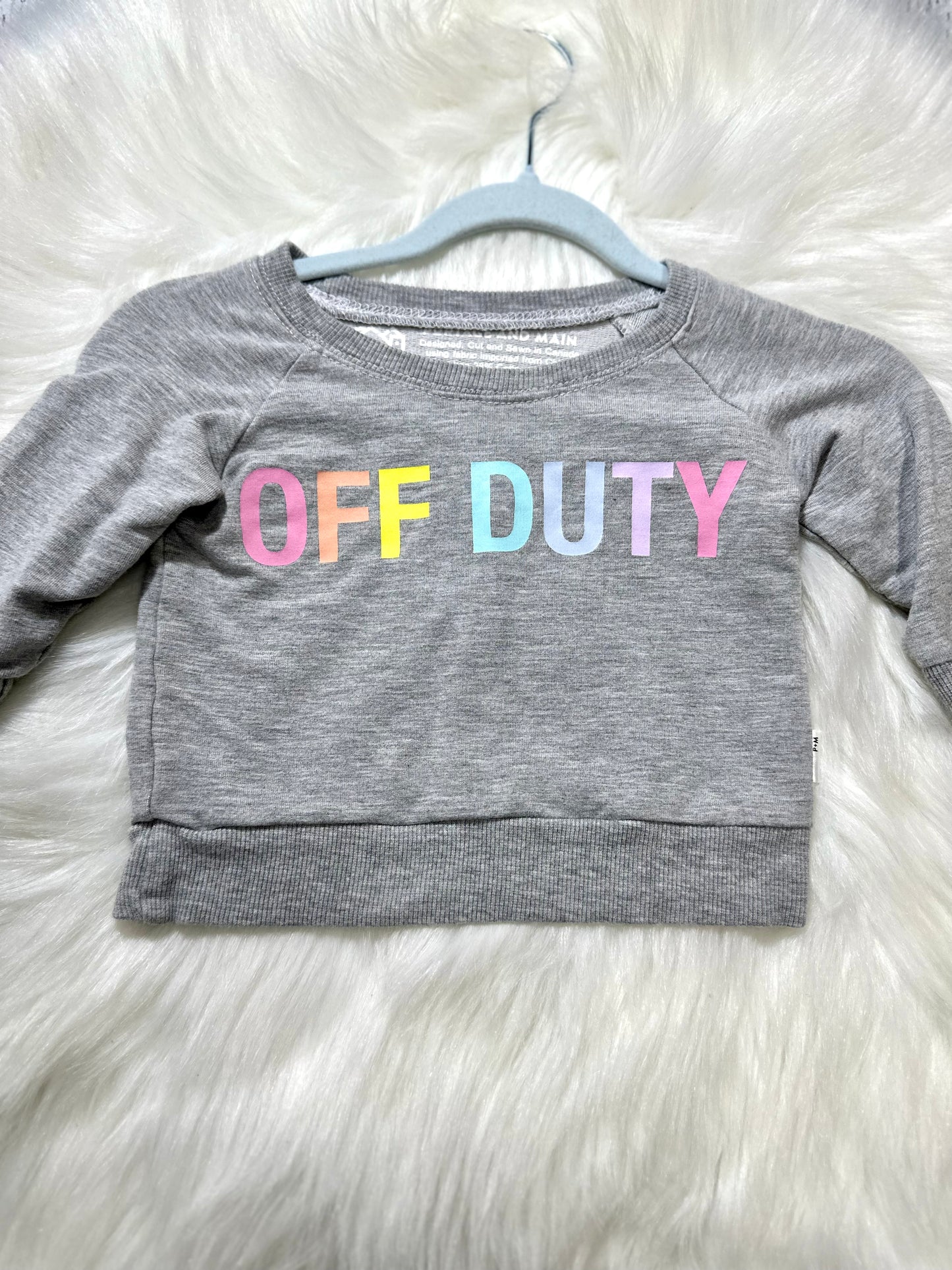 Off Duty Crewneck 0-6m