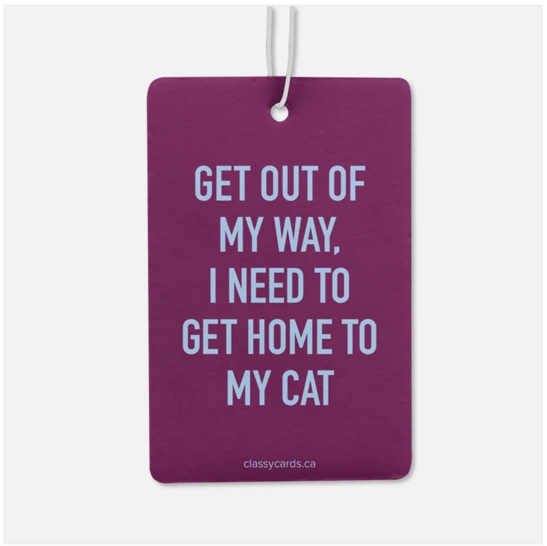 Get Home to My Cat Air Freshener
