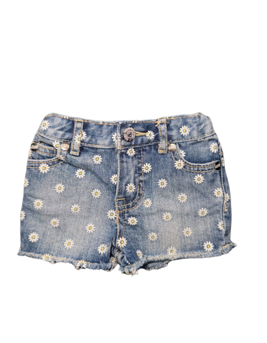 Peek Dunggrees Sunflower Denim Shorts - Size 6/12 Month