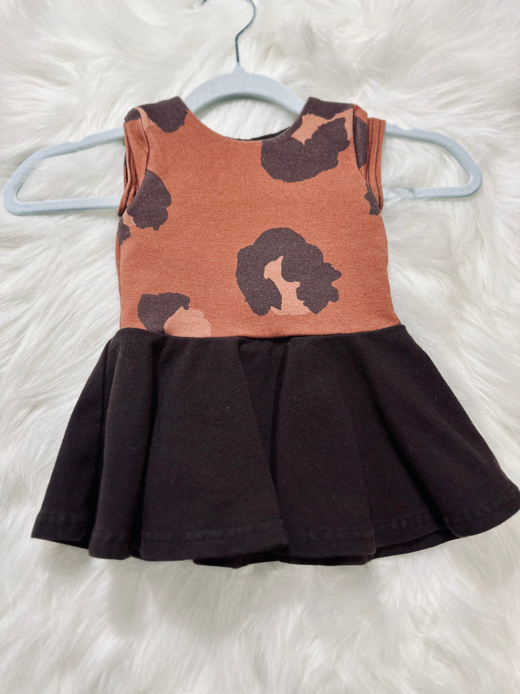 Leopard Print Dress 0-6m