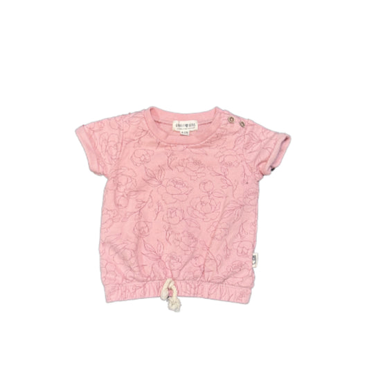 Rabbit + Bear Tshirt - Size 6/9 Month