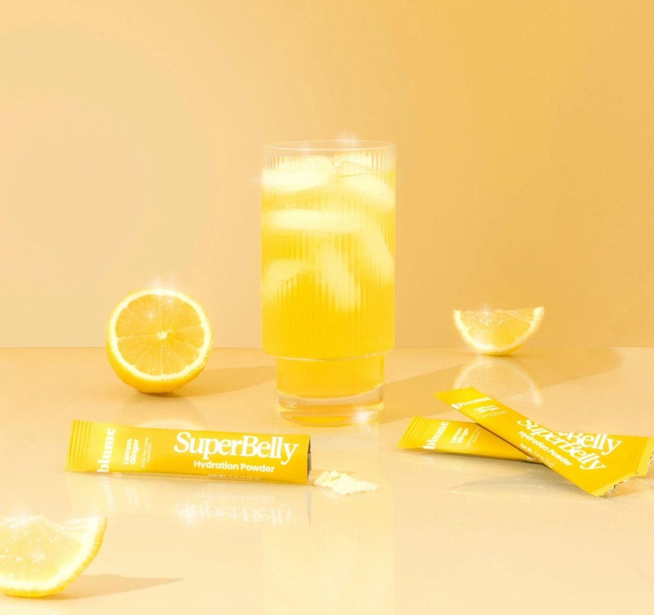 Blume SuperBelly Lemon Ginger Hydrated Powder