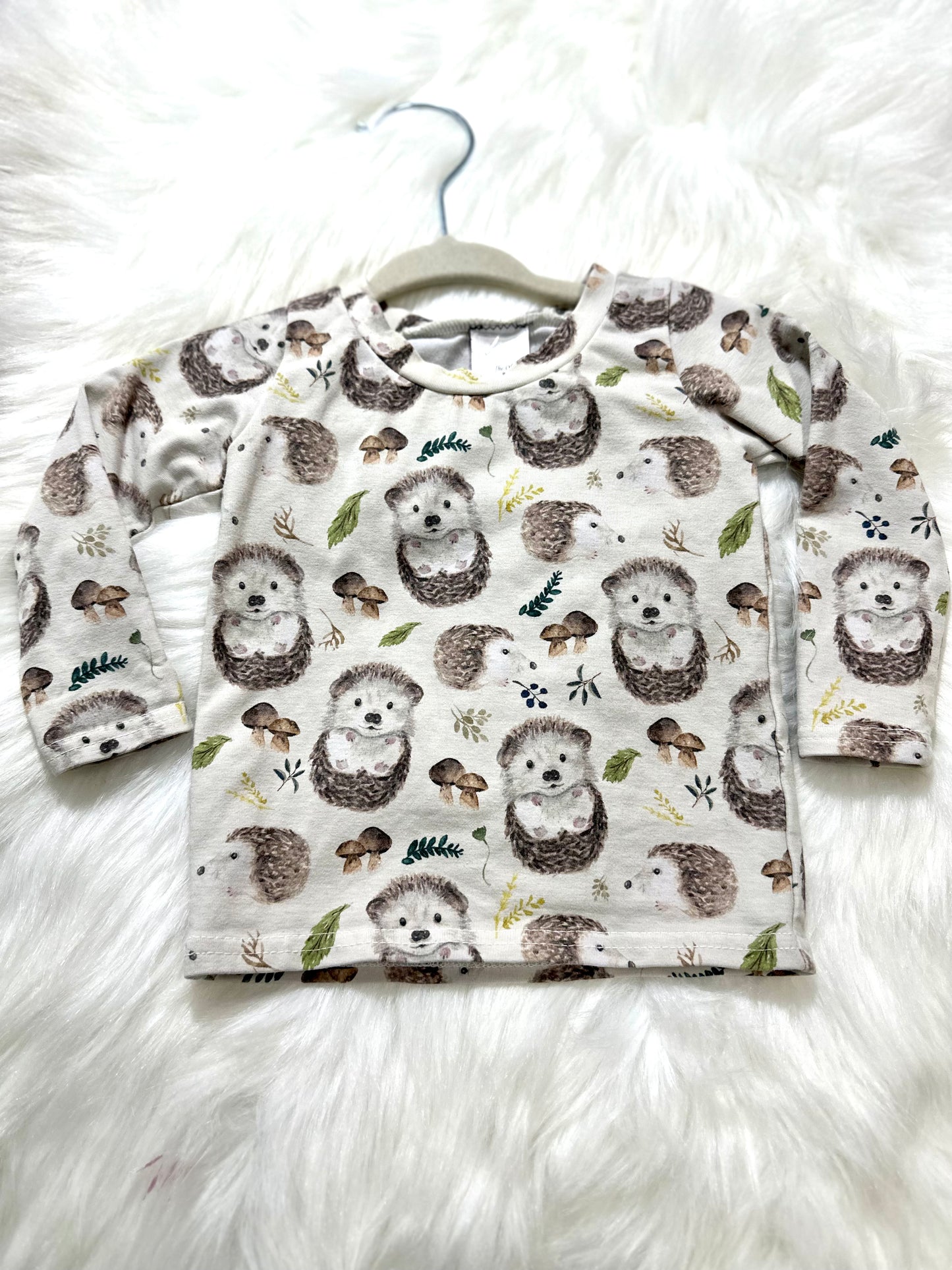 Hedgehog Longsleeve 0-6m