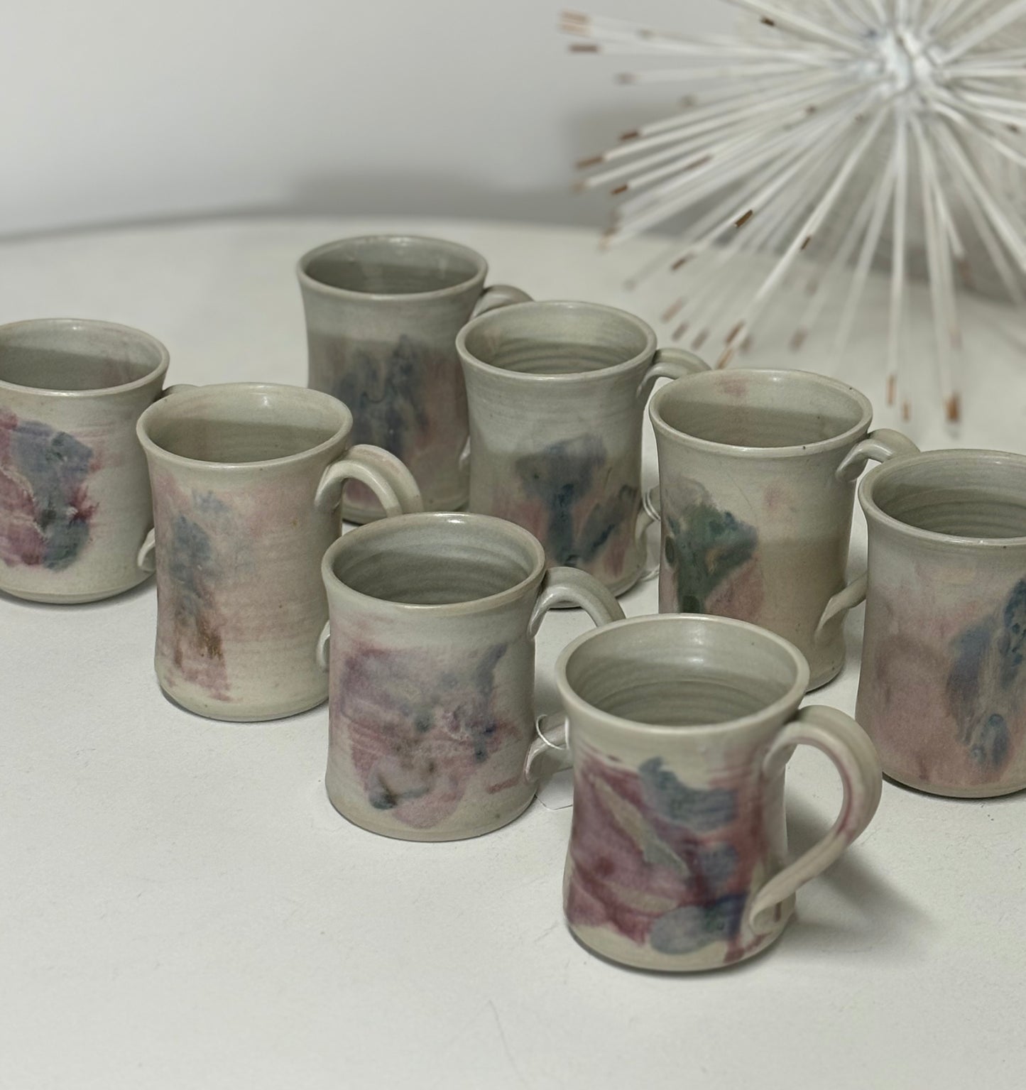 Blush Strokes Pottery Set