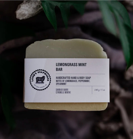 Lamb Soapworks Lemongrass Mint Bar