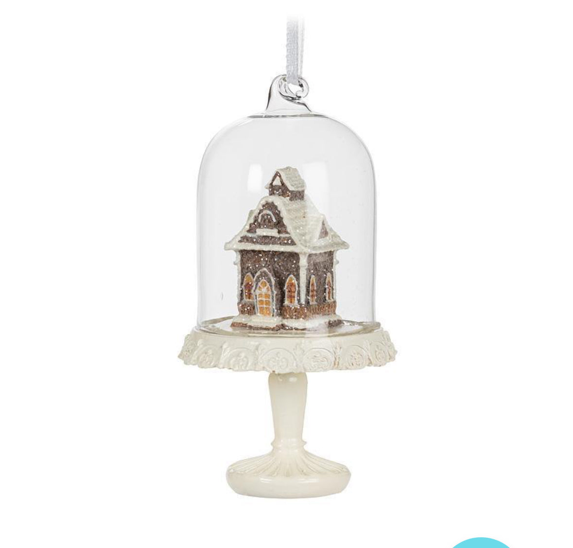 Gingerbread House Dome Ornaments - Assorted