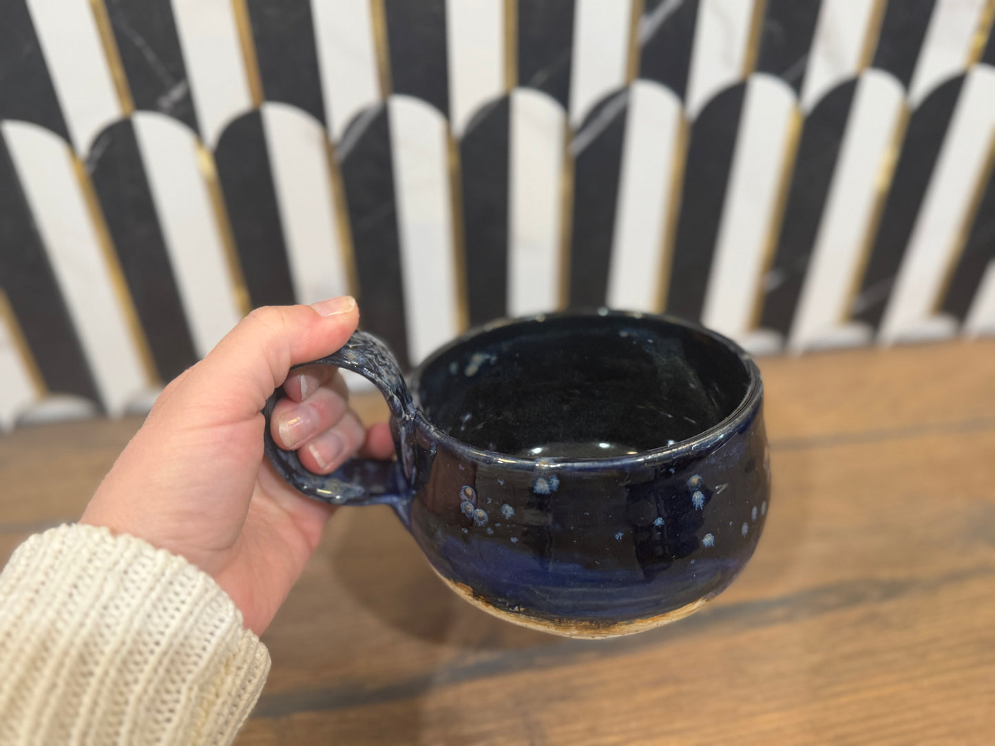 Large Ceramic Pottery Mug
