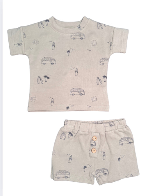 Mebie Baby Two Piece Set - Size 3/6 Month