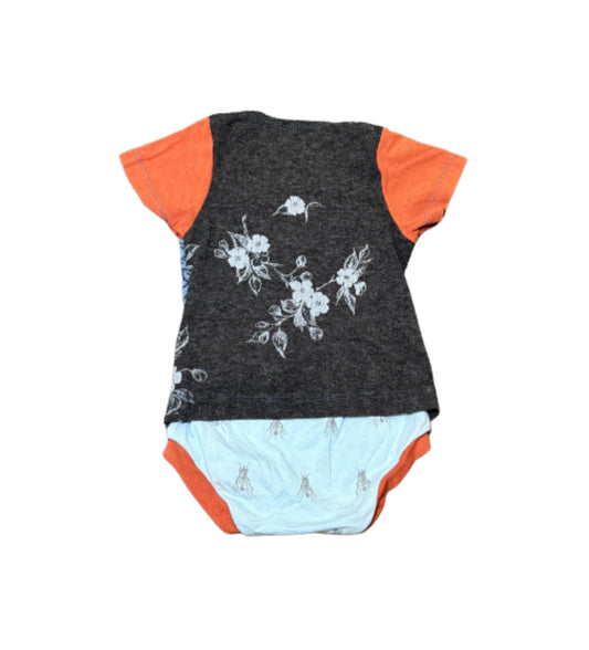Smoking Lily Tshirt Onesie - 6/12 Month