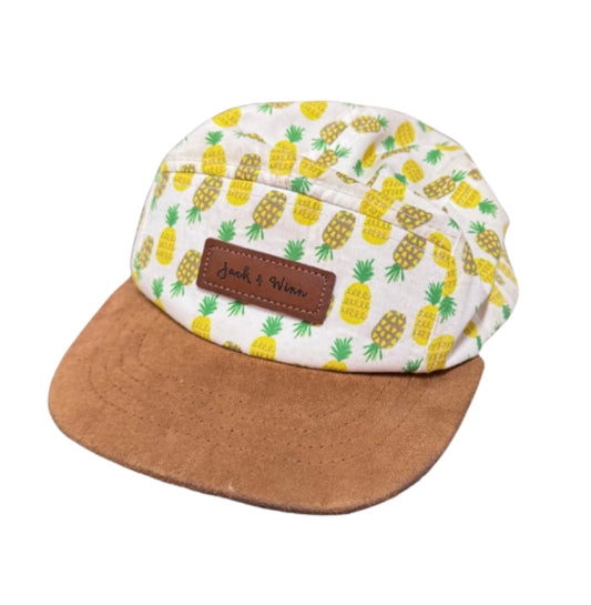 Jack & Winn Pineapple Snap Back Hat - Small