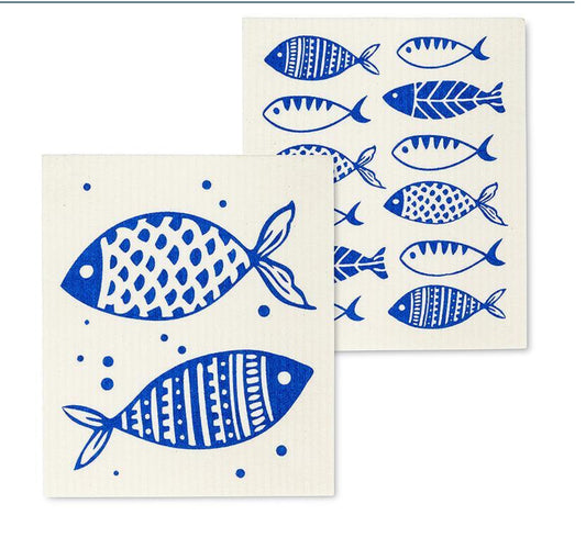 Simple Fish Swedish Dishcloths