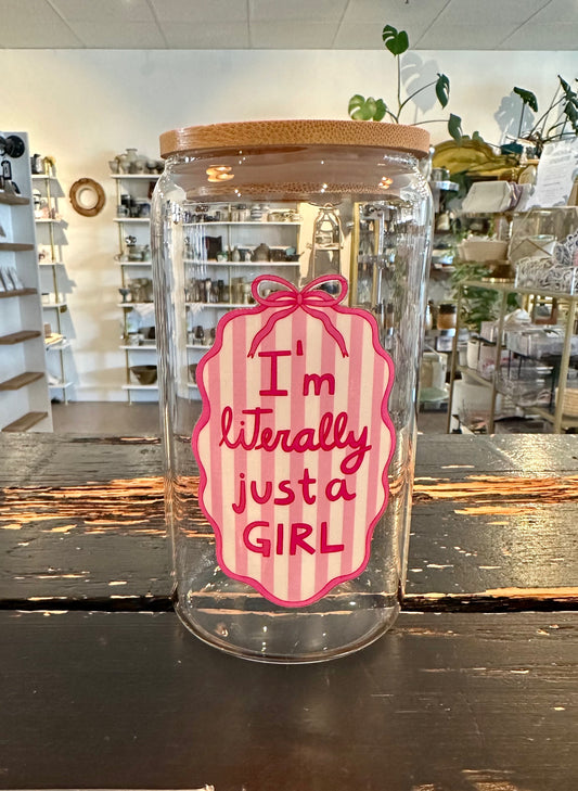 Just a Girl Tumbler