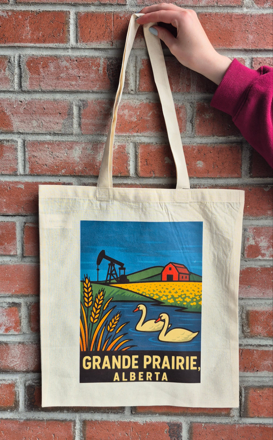 Grande Prairie Canvas Tote