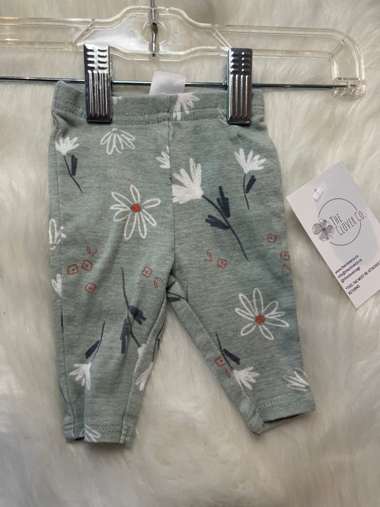 Carters Floral NB Leggings