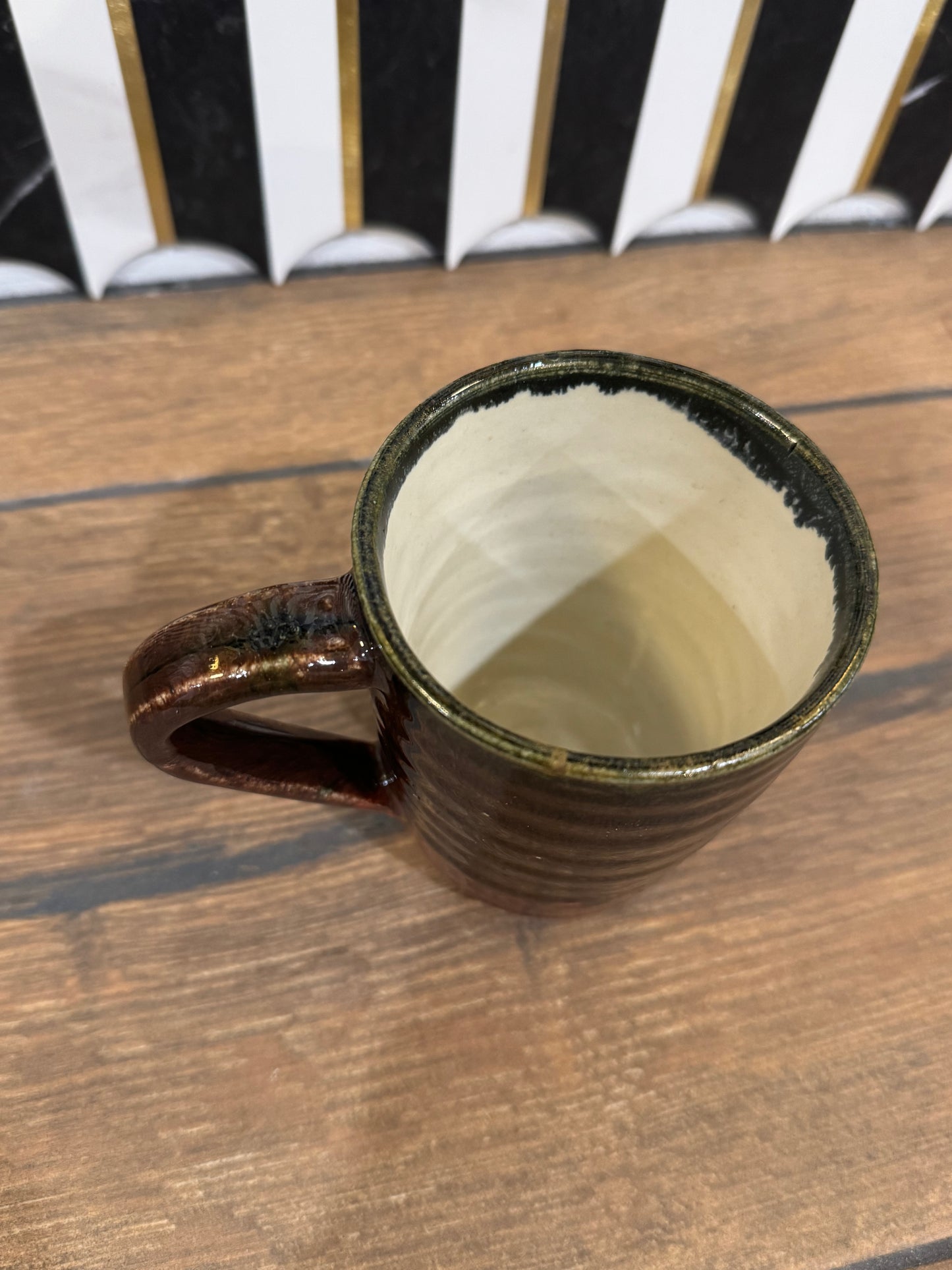 Brown Pottery Mug