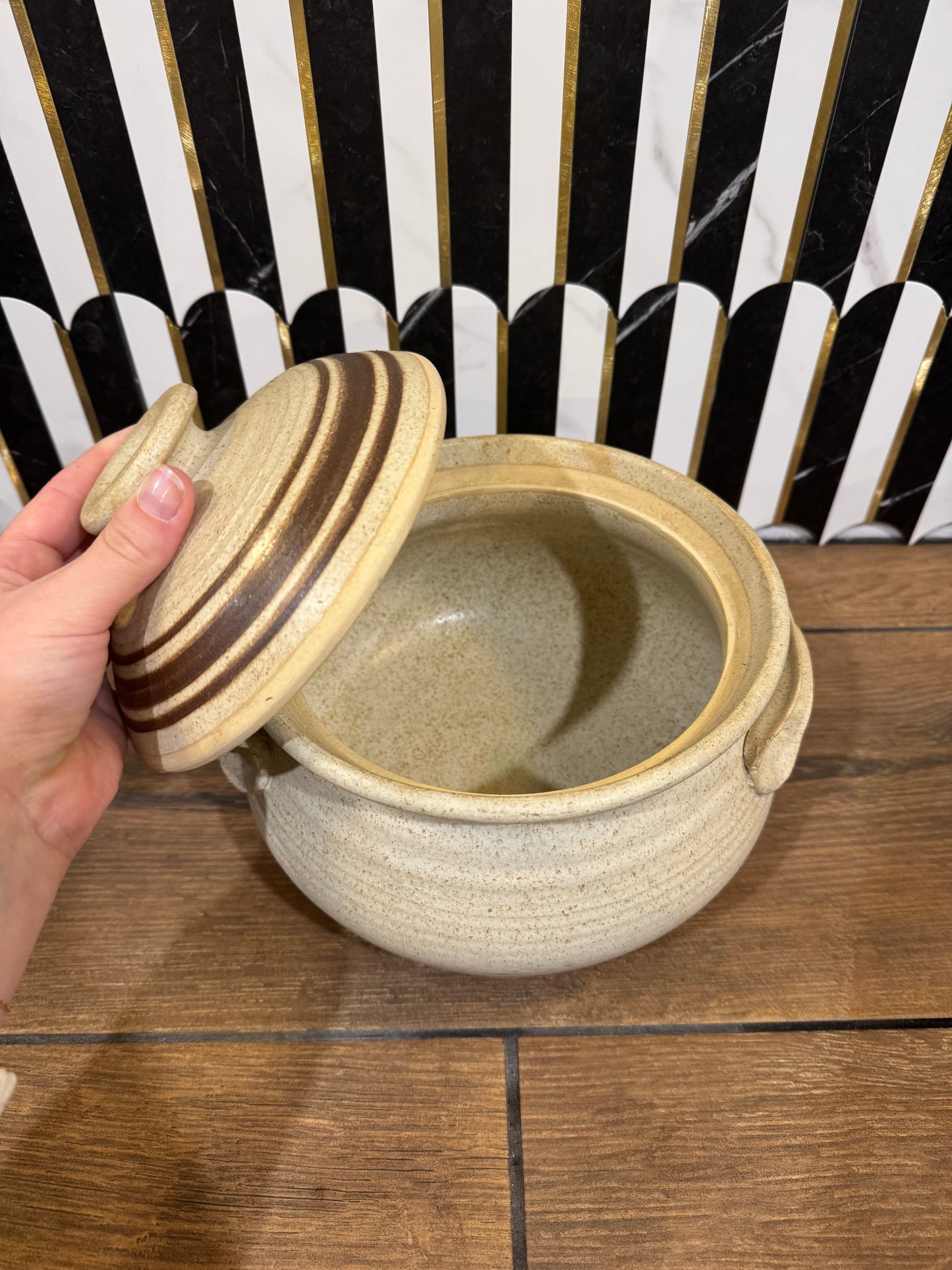 Brown Bean Pot