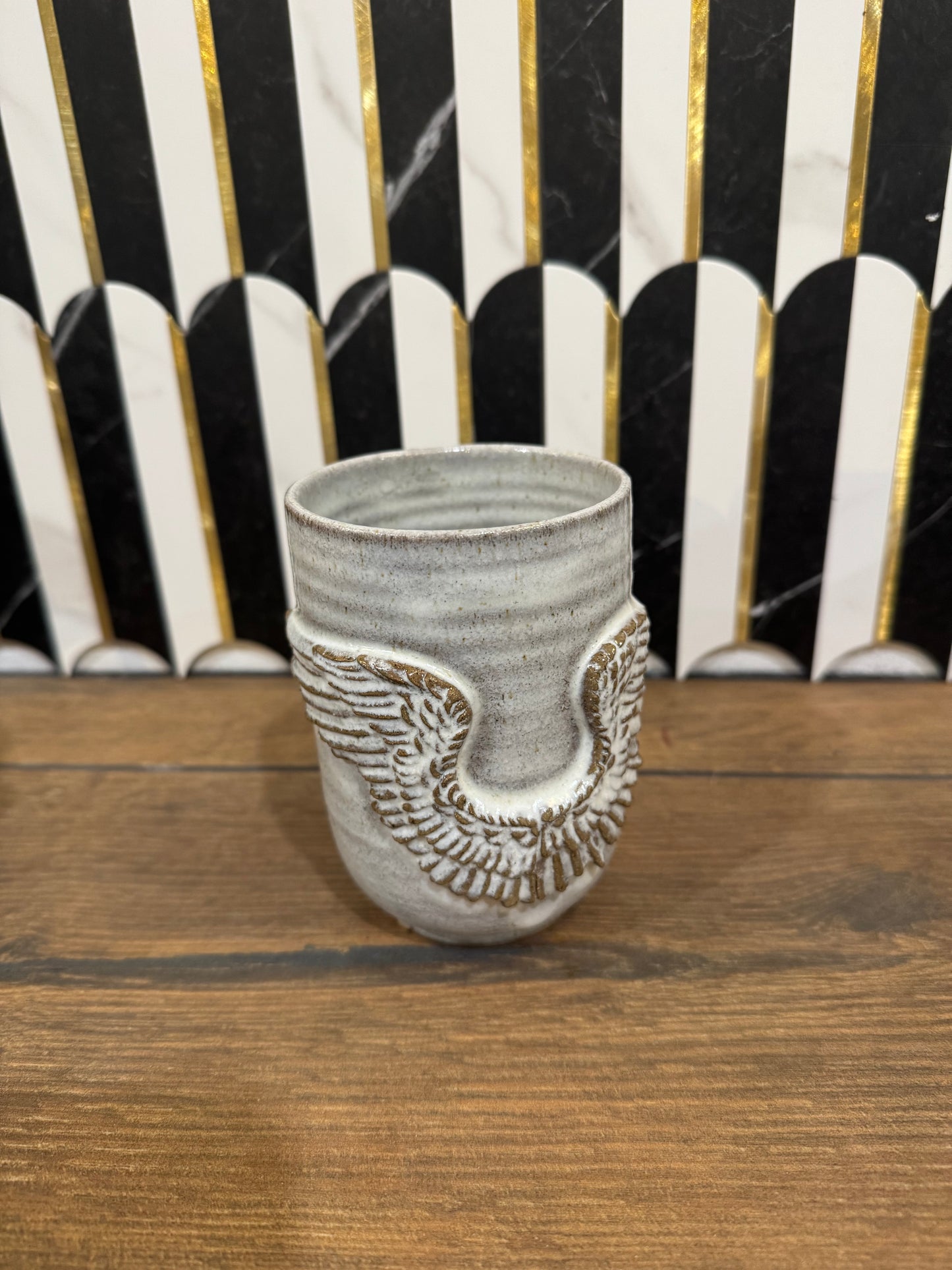 Grey Wing Pottery Mug