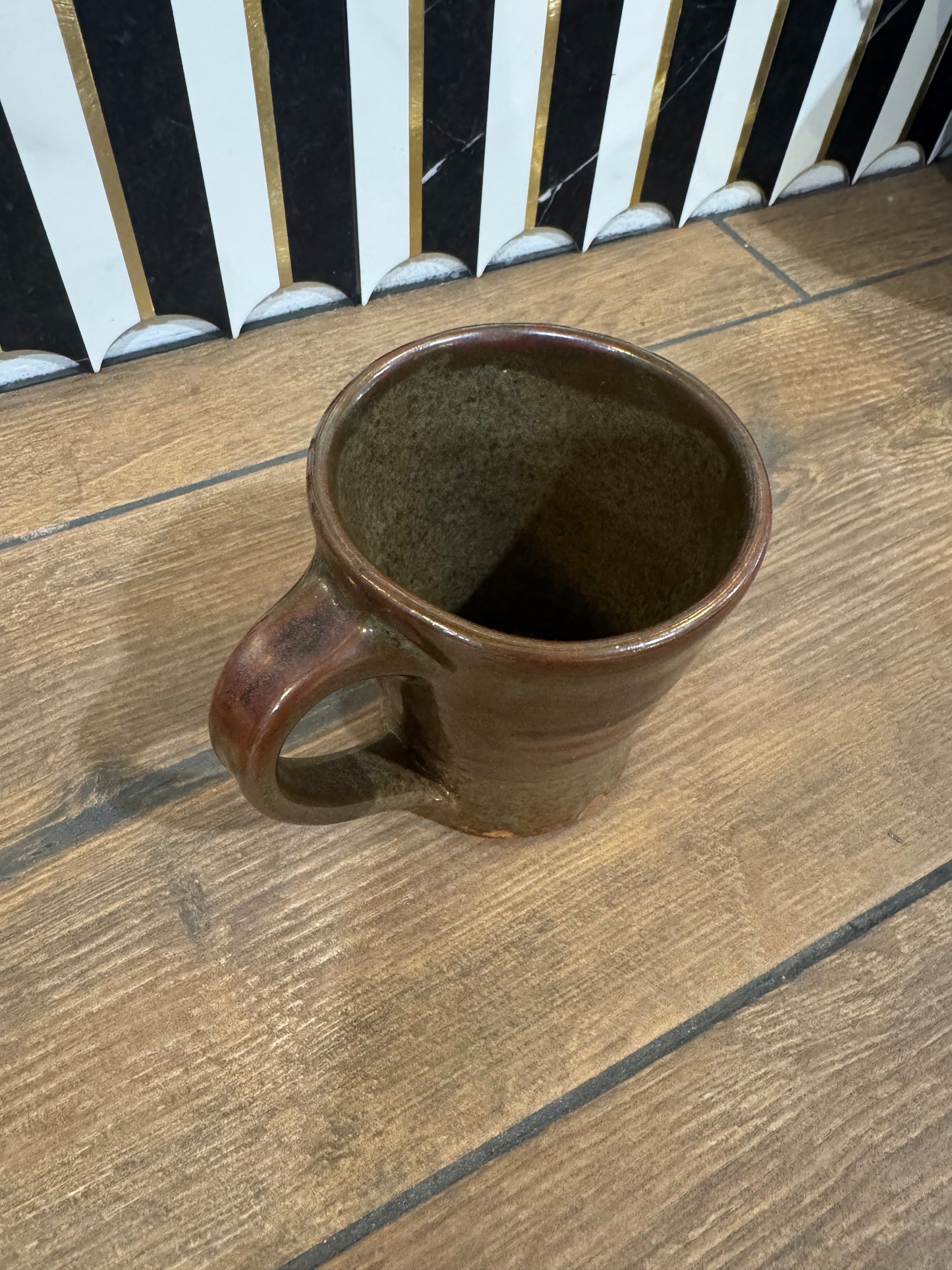 Brown Pottery Mug