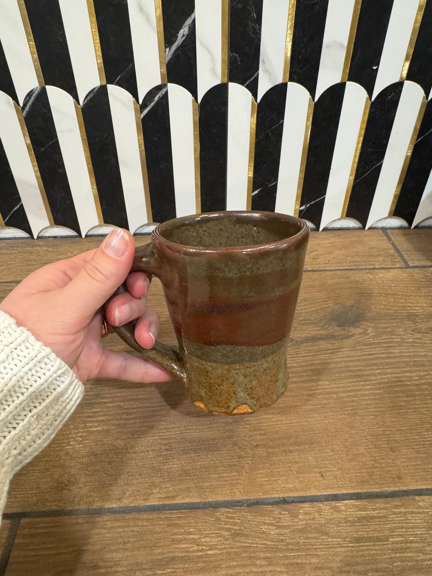 Brown Pottery Mug