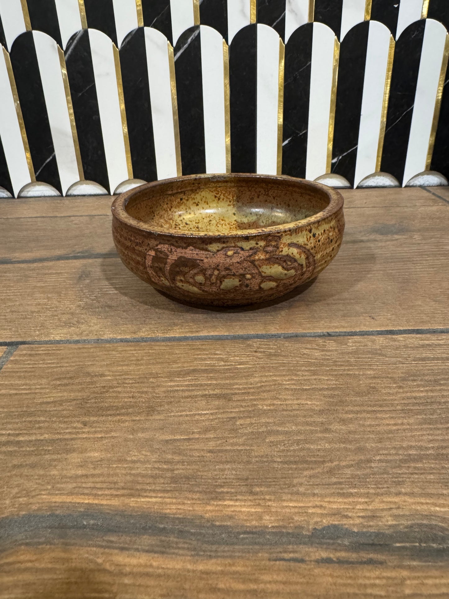 Brown Pottery Bowl