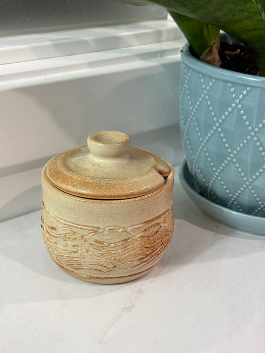 Pottery Sugar Bowl