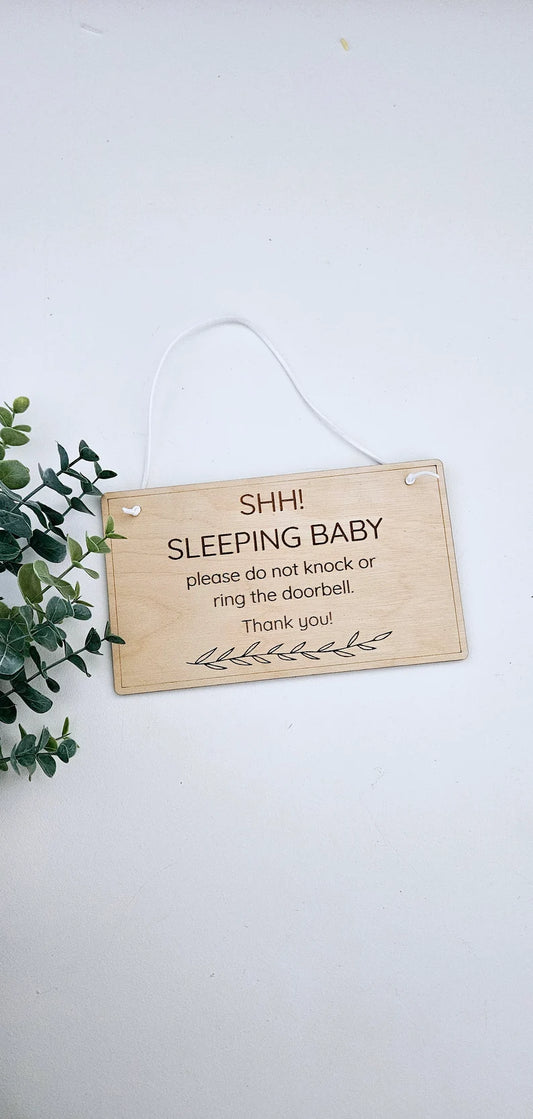 SHH! Sleeping Baby Sign