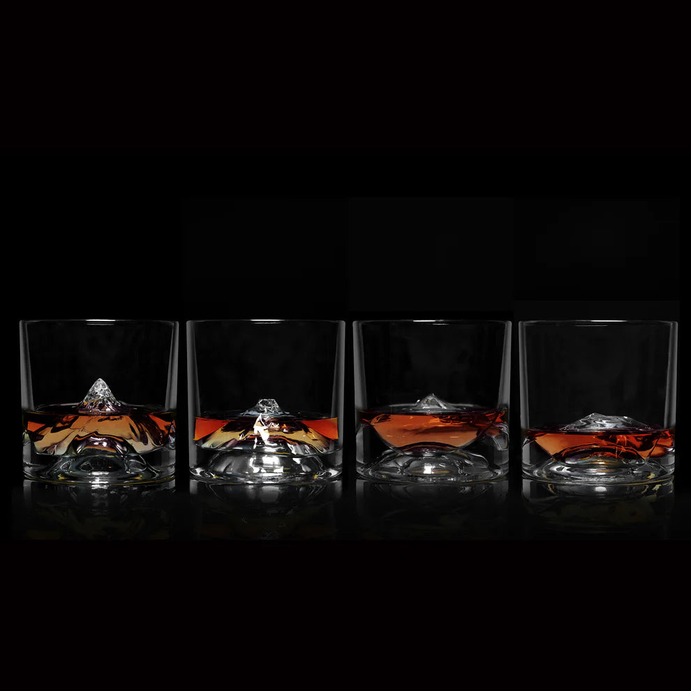 The Peaks Whiskey Glass - Set of 4