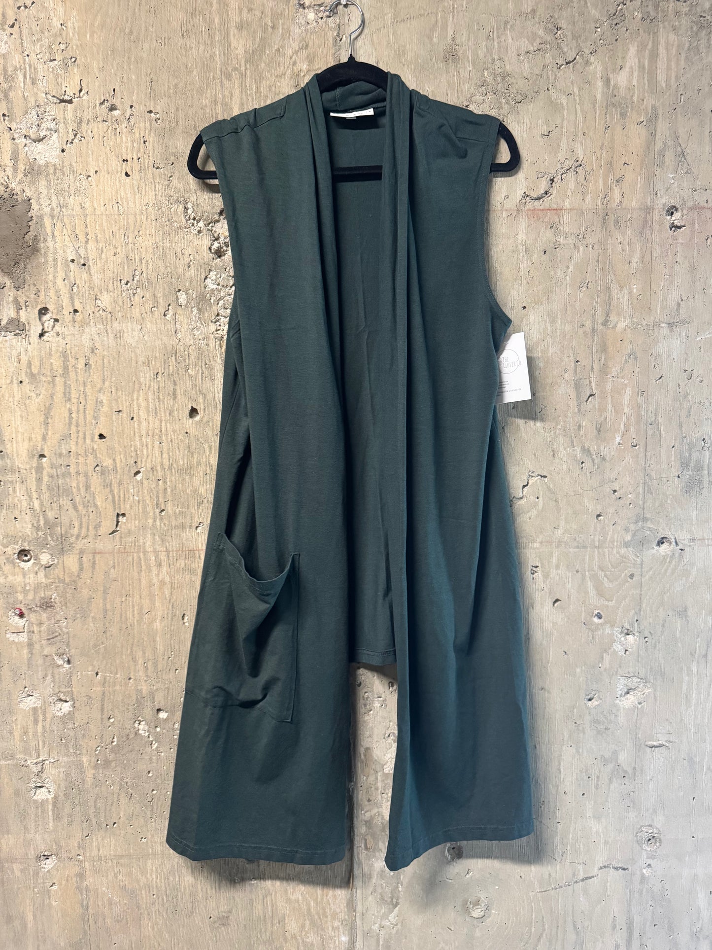 Bryn Walker Sleeveless Cardigan Vest Small