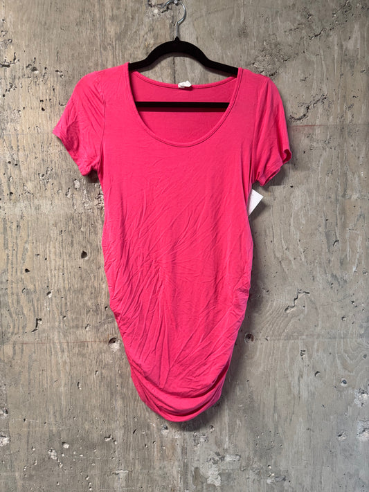 Pink Blush Maternity Top Pink Small