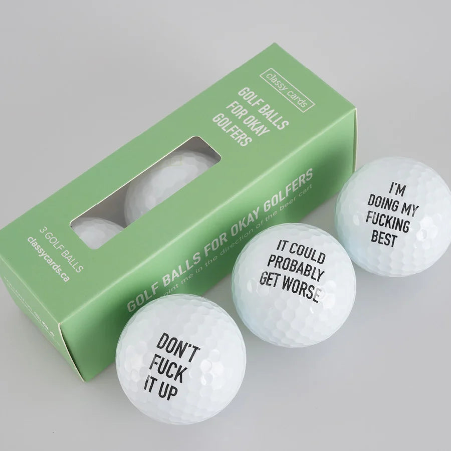 Golf Balls for Okay Golfers