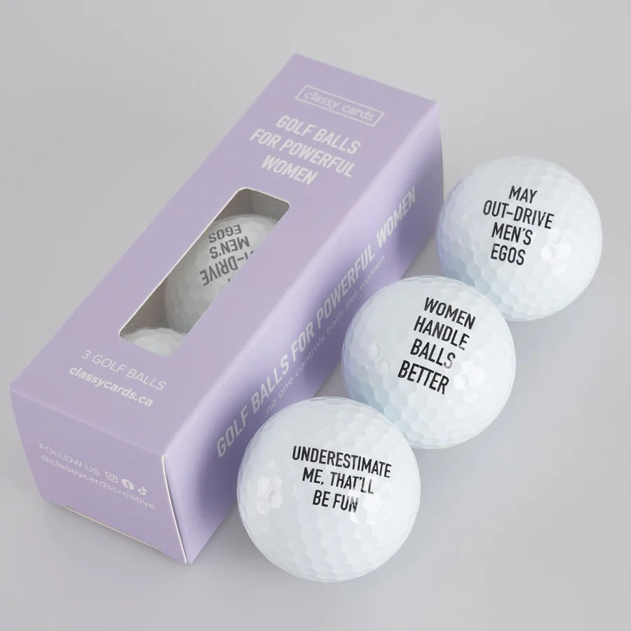 Golf Balls for Powerful Women