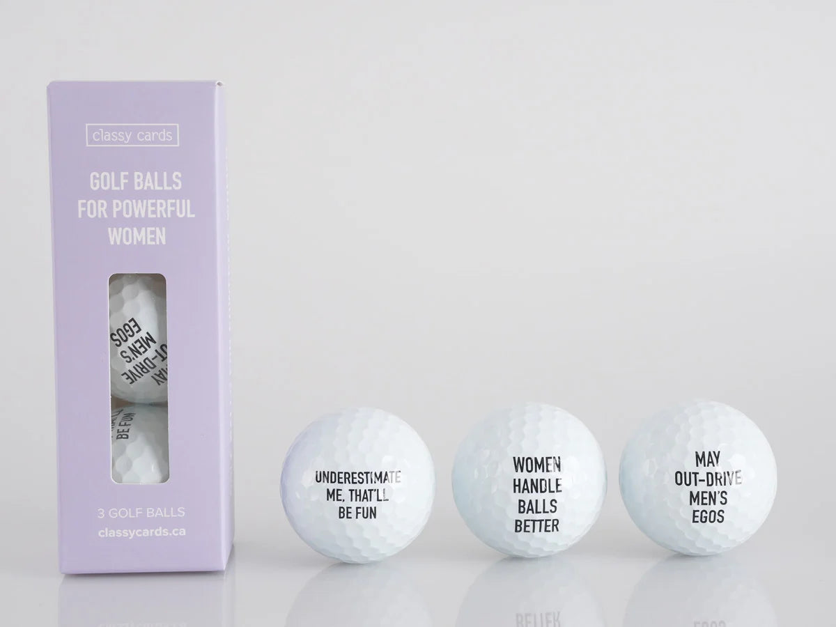 Golf Balls for Powerful Women