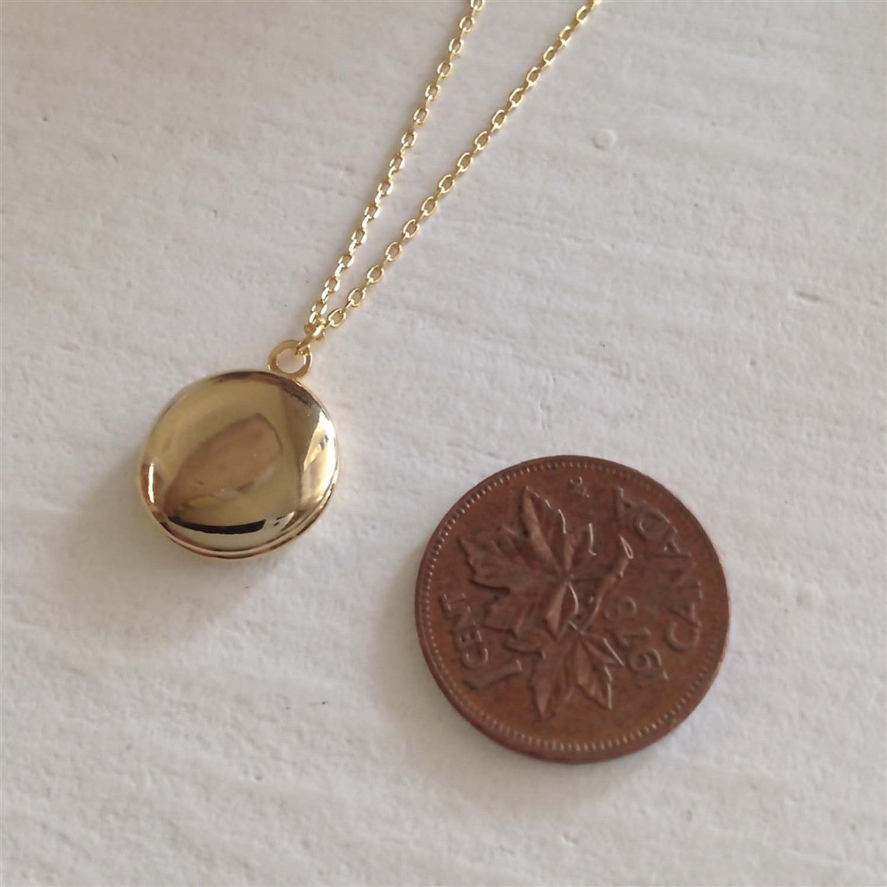 Pika & Bear Round Locket Necklace