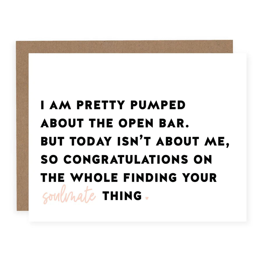 Open Bar Card