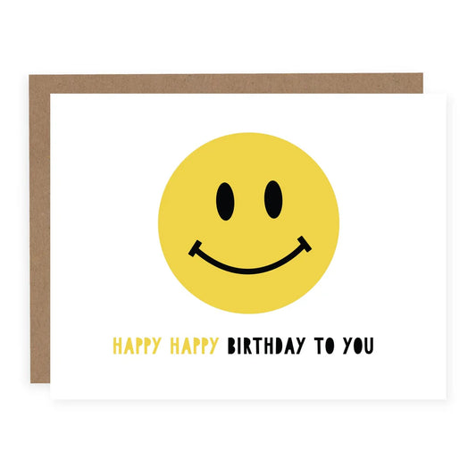 Happy Happy Birthday Card