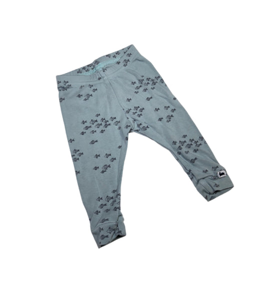 Little and Lively Fish Leggings Sz 3/6m