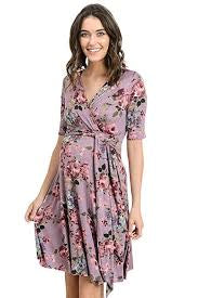 Hello Miz Floral Maternity Dress XL