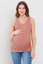 Hello Miz Pink Maternity Top Large