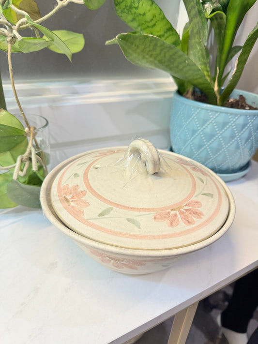 Small Pottery Casserole/Serving Dish