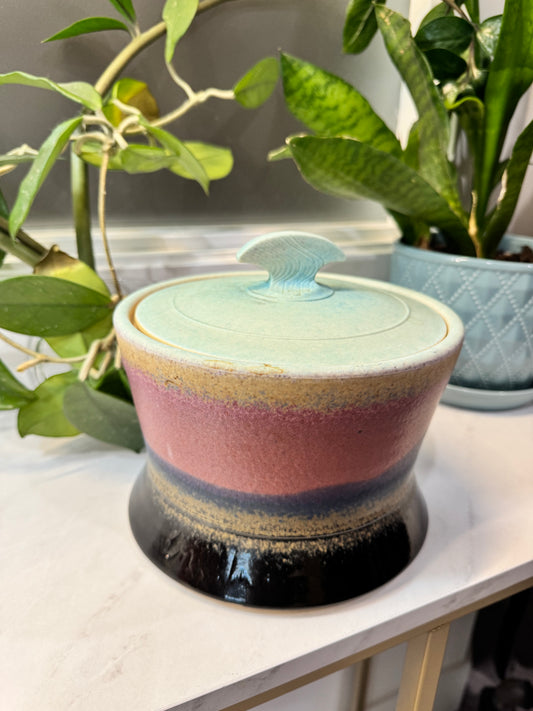 Pottery Canister